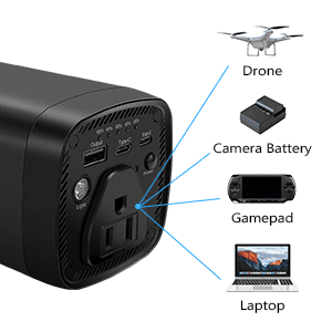 PADJYYUSZ Portable Laptop Power Bank with AC Outlet, 116Wh/31200mAh 100W Travel Laptop Charger, Fast charger,Black,N11 - Image 5